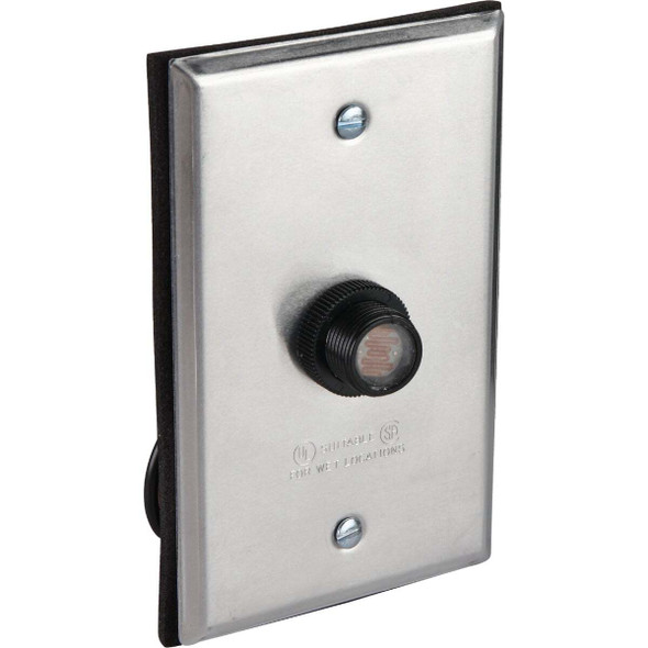 Do it Hard Wire Aluminum Photocell Lamp Control with Switch Plate 511110